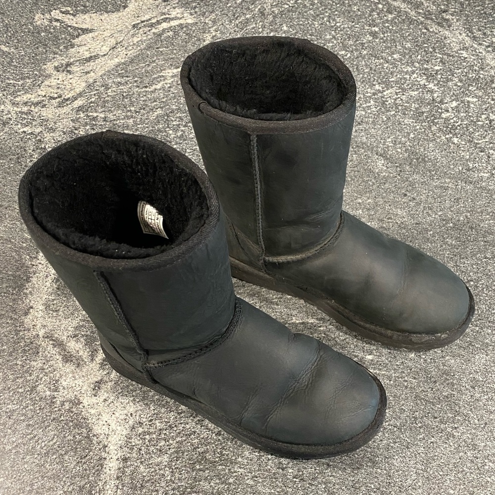 UGG Classic Short II Black Boots